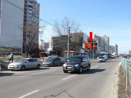 Билборд  в Киеве, 3x6  Ревуцького вул., 18, в бік Ахматової вул. фото 1