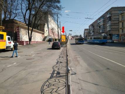 Ситилайт  в Виннице, 1.8x1.2  Соборна вул. / Пирогова вул. / Калічанська (колишня Гагаріна) пл., біля універмагу "Вінницький", центрального парку, в бік Соборної вул. фото 1