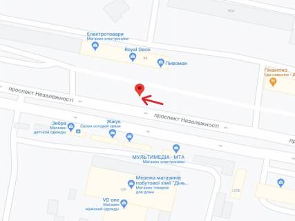 Скроллер A в Черновцах Независимости пр., 94 - 300134 схема