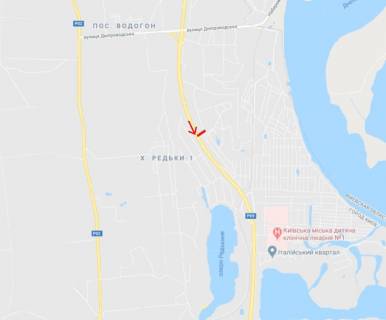 Билборд B в Киеве Бoгатирська вул., 1 км від повороту на Вишгород схема
