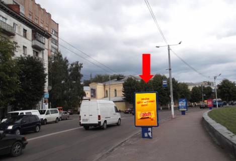 Citylight  in Zhytomyr, 1.8x1.2  Berdicivs'ka st. / Teatral'na st., Majdan Rad, 10 Photo 1