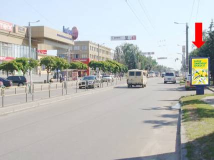 Ситилайт  в Житомире, 1.8x1.2  Київська вул., 100, навпроти ТРЦ "Глобал", супермаркетів "Фокстрот", "Ельдорадо", "Comfy", "Караван" фото 1