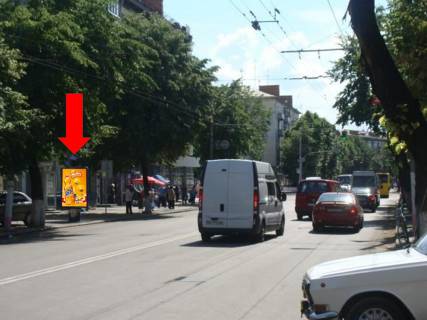 Ситилайт  в Житомире, 1.8x1.2  Київська вул., 52, біля зупинки "Універмаг" фото 1