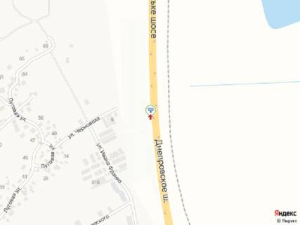 Билборд B в Киеве, 6x3  Новообухівська траса (Дніпровське шосе), перед  АЗС "ОККО", в м.Київ схема