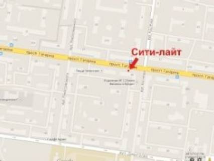 Ситилайт B в Кривом Роге, 1.8x1.2  Гагаріна пр., 36/2 схема