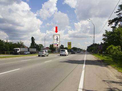 Билборд  в Киеве, 6x3  Броварський пр., 45, роздільник, в сторону Броварів фото 1