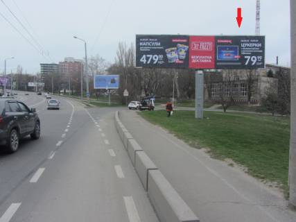 Билборд A в Одессе, 3x6  Грушевського вул., біля моста, (1), правий фото 1