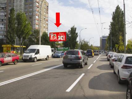 Билборд  в Киеве, 3x6  Йорданська вул. (колиш. Гавро вул.), 4 - вул. Архипенка (колиш. М. Залки), в бік просп. Степана Бандери (Московський) фото 1