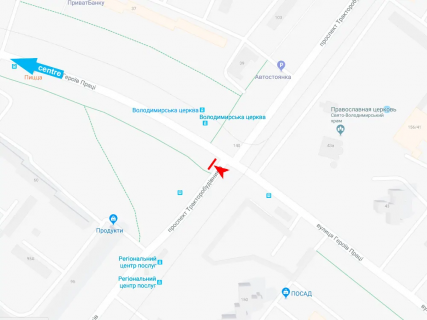 Призма B в Харькове, 3x6  Нескорених (кол. Героїв Праці) вул. - Тракторобудівників пр., в центр - 666762 схема