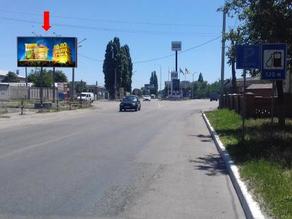 Билборд B в Кременчуге, 3x6  Київська вул., в''їзд з боку м. Київ фото 1