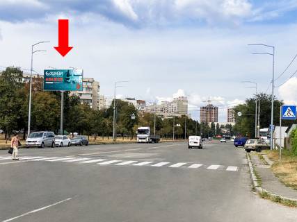 Билборд B в Киеве, 3x6  Корольова пр.10, в сторону вул. Сім'ї Сосніних фото 1