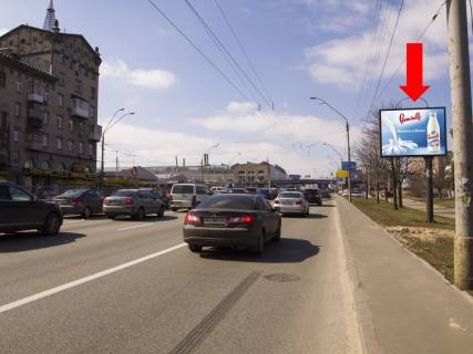 Видеоборд A в Киеве просп. Берестейський (Перемоги)., 44, кіностудія ім. Довженка, перед тимчасовим світлофором і Шулявським мостом, з центру - 184772 фото 1
