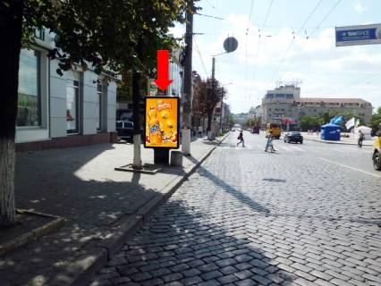 Ситилайт B в Кропивницкий (Кировоград), 1.8x1.2  В. Перспективна вул. (кол. Маркса вул.), біля Сбербанку, кінотеатру "Зоряний" фото 1