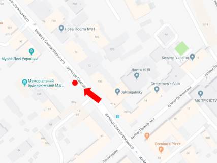 Сiтiлайт A у Києві, 1.8x1.2  Саксаганського вул., 93, в сторону Галицька площа (Перемоги пл.) схема