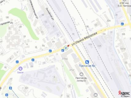 Скроллер B в Киеве Протасів Яр вул. - Грінченка вул., з центру - 337089 схема