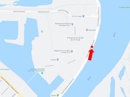 Призматрон, Призма  у Києві, 3x6  Набережно-Рибальська вул., 550м до Подільсько-Воскресенського мосту, в бік Оболоні - 445444 схема