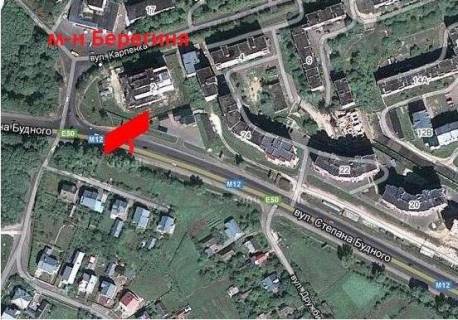 Билборд A в Тернополе, 3x6  Будного вул. - Винниченка вул., поворот на с. Петрики схема