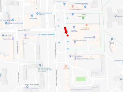 Ситилайт  в Львове, 1.8x1.2  Червоної Калини пр., 109, ост. "пр.Червоної Калини", з центру схема