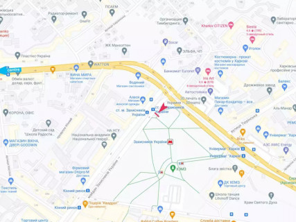 Видеоборд A в Харькове, 3x6  просп. Героїв Харкова (Московський) - Молочна вул. (Кірова )., ст.м. "Захисників України", ДК "ХЕМЗ", "Кінний Ринок", в центр - 667831 схема