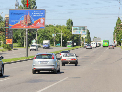 Білборд, Бігборд (Борд)  A у Харкові, 3x6  просп. Льва Ландау (50-річчя СРСР), 155а, в центр Фото 1