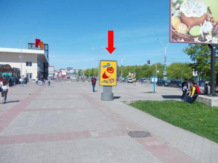 Ситилайт  в Сумах, 1.8x1.2  Харківська вул., 2/1, біля ТРЦ "Мануфактура", супермаркетів "Сільпо", "Comfy" фото 1