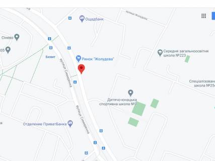 Видеоборд A в Киеве Симиренка вул., 5, аптека "Мед Сервіс", №К040, прайс за ролик 10 сек 1 вихід/5 хвилин, з 8:00-22:00. Розрахунок для інших параметрів трансляції уточнюйте у менеджера. - 301180 схема