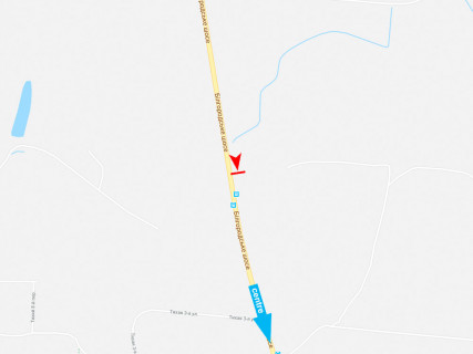 Билборд B в Харькове, 3x6  Харківське (кол. Білгородське) шосе, селище Дубовий Гай, в центр схема