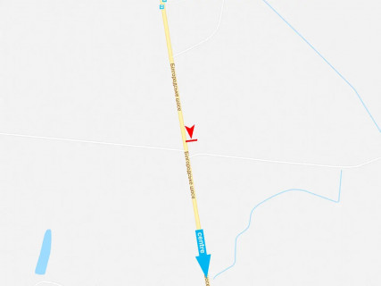 Билборд B в Харькове, 3x6  Харківське (кол. Білгородське) шосе, в центр схема