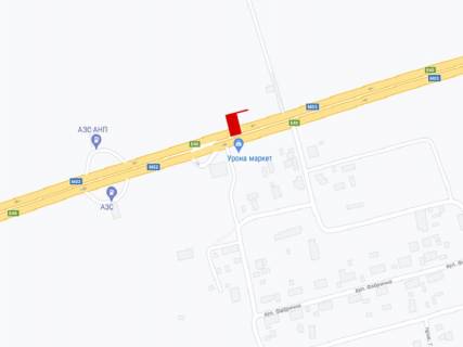 Билборд B в Травневе (Травневе), 3x6  Траса Київ - Харків - с. Травневе, маркет "Крон", (2), у бік м. Харків схема