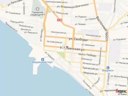 Сiтiлайт B у Бердянську Итальянская ул., 48/28 схема