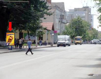 Ситилайт B в Житомире, 1.8x1.2  Київська вул., 84, біля Кооперативного технікуму, Приватбанку фото 1
