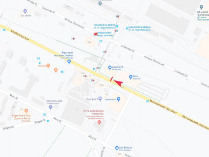 Призма A в Харькове, 3x6  просп. Героїв Харкова (Московський)., 274 В, ст.м."Індустріальна", в центр - 666304 схема