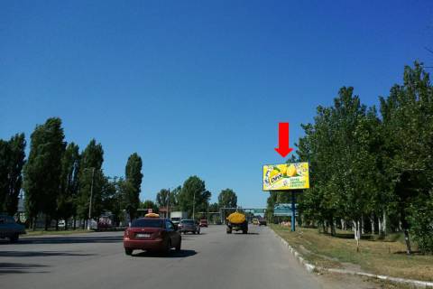 Билборд A в Херсоне, 3x6  Бериславське шосе, біля ГЗС, в центр фото 1