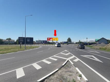 Билборд A в Ужгороде, 3x6  В'їзд в м. Ужгород, з боку Мукачево, роздільник, права фото 1
