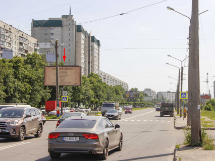 Білборд, Бігборд (Борд)  B у Харкові, 3x6  Павлова вул., 144б, ТЦ Космос, в центр Фото 1