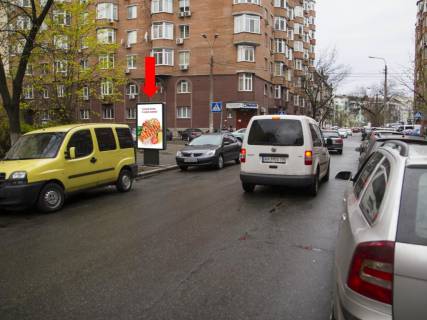 Ситилайт  в Киеве, 1.8x1.2  Волоська вул., 47 - вул. Введенська, біля Поліклініки Подільського р-ну, до ст. м. "Тараса Шевченка" фото 1