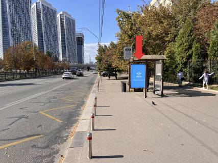 Ситилайт A в Киеве, 1.8x1.2  Берестейський (кол. Перемоги) пр., 12, зупинка "Повітрофлотський шляхопровід" фото 1