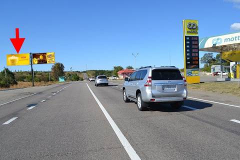 Білборд, Бігборд (Борд)  B у , Нестеренки (Нестеренки), 3x6  Траса Київ - Харків - с. Нестеренки, біля АЗС "Motto", у бік Валок, ліва Фото 1