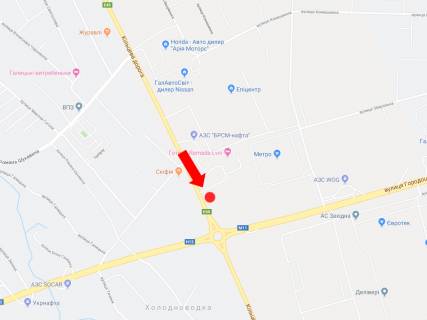 Билборд B на трассах Львовской области, 3x6  Кільцева дорога, с. Зимна Вода, біля супермаркетів "Епіцентр", "METRO", верхня схема