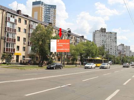 Билборд B в Киеве, 3x6  просп. Європейського Союзу (Правди), 8/28 - вул. Межова, в бік пр. Правди фото 1