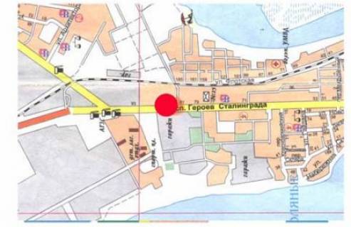 Билборд B в Николаеве Героїв Сталінграда пр., біля АЗС "БРСМ", виїзд з міста схема