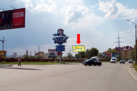 Билборд B в Ивано-Франковске, 3x6  Довженка вул., біля Авторинку фото 1