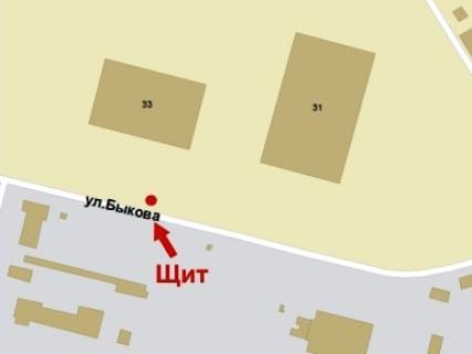 Билборд A в Кривом Роге, 3x6  Бикова вул., 33, ТК "Епіцентр" схема