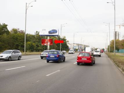 Білборд, Бігборд (Борд)   у Києві, 3x6  Братиславська вул. - вул. Крайня (300 м), в бік супермаркету "Епіцентр", ринку "Троєщина" Фото 1