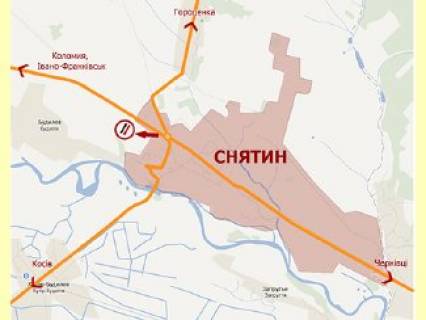 Билборд  в Снятыне, 3x6  Траса Коломия-Снятин, (2) фото 1