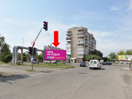 Билборд  в Ужгороде, 3x6  Марії Заньковецької (Шолохова) вул. / Грушевського вул., в бік Легоцького вул. фото 1