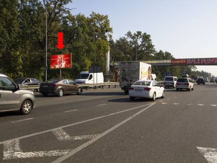 Билборд B в Киеве, 3x6  просп. Берестейський (Перемоги). - вул. Зв'язківців, поворот на ЖК "Чайка", в центр фото 1