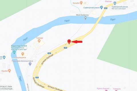 Билборд A в Яремче, 3х6  вул.Свободи ресторан Гуцульщина з Івано-Франківська правий     VIP схема