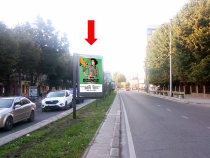 Ситискролл A в Львове, 1.8x1.2  Чорновола пр., 11, роздільник, біля ресторану "Кумпель", з центру фото 1