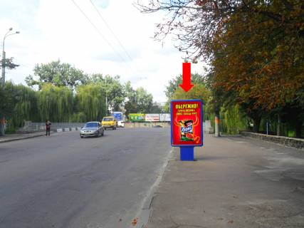 Ситилайт A в Ровно, 1.8x1.2  Сагайдачного вул. / Набережна вул., в бік з/д вокзалу фото 1